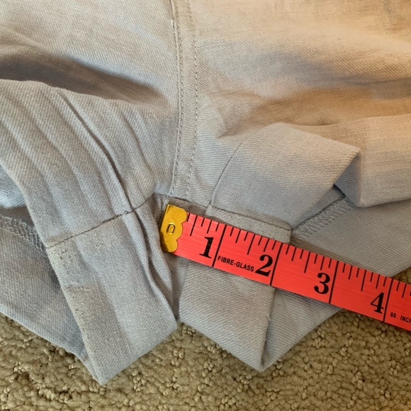 Blue Paperbag Waist Shorts - Picture 13 of 14